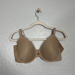 Warners Women 40C Beige No Side Effects Bra Comfort Underwire Lightly Lined